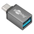 goobay USB 3.0 USB-C adapter - Grey