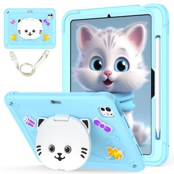 iPad Pro 11 2024/2025 Cute Cat Hybrid Case with Kickstand