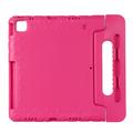 iPad Pro 12.9 2022/2021/2020 Kids Carrying Shockproof Case - Hot Pink