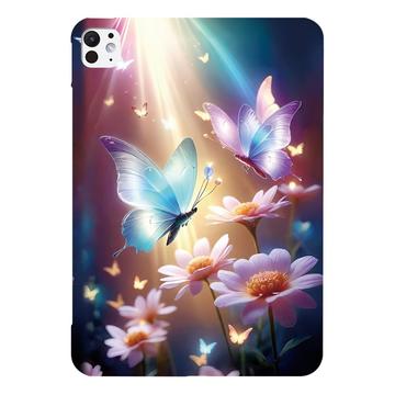 iPad Pro 13 2024/2025 Stylish Ultra-Slim TPU Case - Butterfly Floral