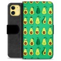 iPhone 11 Premium Wallet Case - Avocado Pattern