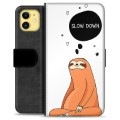 iPhone 11 Premium Wallet Case - Slow Down