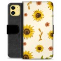 iPhone 11 Premium Wallet Case - Sunflower