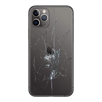 iPhone 11 Pro Back Cover Repair - Glass Only - Black