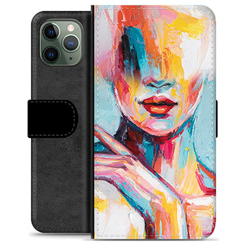 iPhone 11 Pro Premium Wallet Case - Abstract Portrait