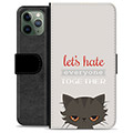 iPhone 11 Pro Premium Wallet Case - Angry Cat