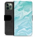 iPhone 11 Pro Premium Wallet Case - Blue Marble
