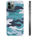 iPhone 11 Pro TPU Case - Blue Camouflage