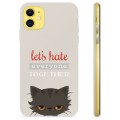 iPhone 11 TPU Case - Angry Cat