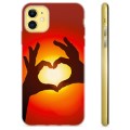iPhone 11 TPU Case - Heart Silhouette