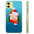 iPhone 11 TPU Case - Winter Piggy