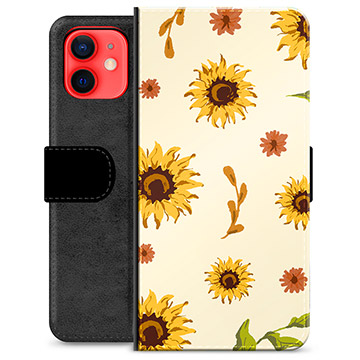 iPhone 12 mini Premium Wallet Case - Sunflower