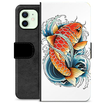 iPhone 12 Premium Wallet Case - Koi Fish