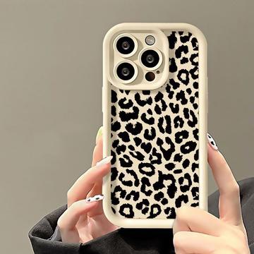 iPhone 12 Pro Leopard Print TPU Case - White