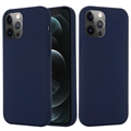 iPhone 12/12 Pro Liquid Siliconen Hoesje - MagSafe Compatibel (Open Box - Bulk) - Donkerblauw