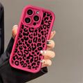 iPhone 12 Pro Max Leopard Print TPU Case - Hot Pink
