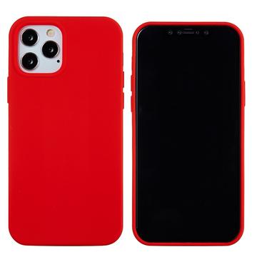 iPhone 12 Pro Max Liquid Silicone Case - Red