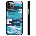 iPhone 12 Pro Max Protective Cover - Blue Camouflage