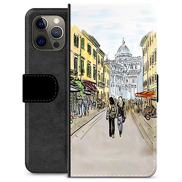 iPhone 12 Pro Max Premium Wallet Case - Italy Street