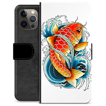 iPhone 12 Pro Max Premium Wallet Case - Koi Fish