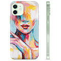iPhone 12 TPU Case - Abstract Portrait