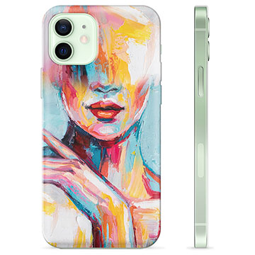 iPhone 12 TPU Case - Abstract Portrait