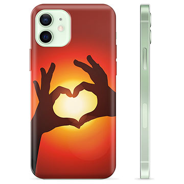 iPhone 12 TPU Case - Heart Silhouette