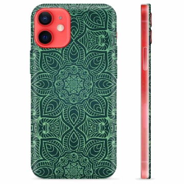 iPhone 12 mini TPU Case - Green Mandala