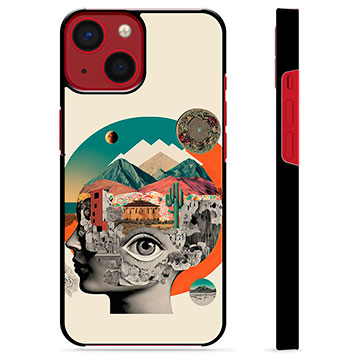 iPhone 13 Mini Protective Cover - Abstract Collage