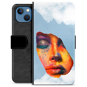 iPhone 13 Premium Wallet Case - Face Paint