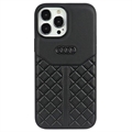 iPhone 13/13 Pro Audi Leather Coated Case - Black