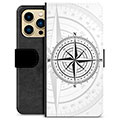iPhone 13 Pro Max Premium Wallet Case - Compass