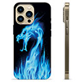 iPhone 13 Pro Max TPU Case - Blue Fire Dragon