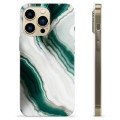 iPhone 13 Pro Max TPU Case - Emerald Marble