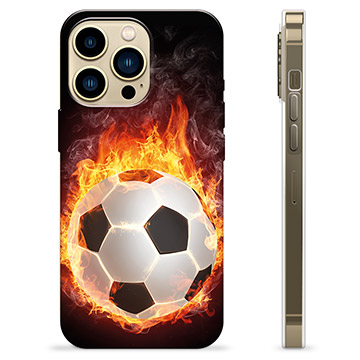 iPhone 13 Pro Max TPU Case - Football Flame