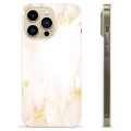 iPhone 13 Pro Max TPU Case - Golden Pearl Marble