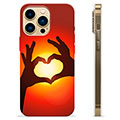 iPhone 13 Pro Max TPU Case - Heart Silhouette