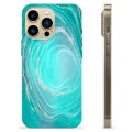 iPhone 13 Pro Max TPU Case - Turquoise Swirl