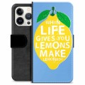 iPhone 13 Pro Premium Wallet Case - Lemons