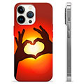 iPhone 13 Pro TPU Case - Heart Silhouette