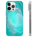 iPhone 13 Pro TPU Case - Turquoise Swirl
