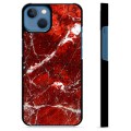 iPhone 13 Protective Cover - Red Marble