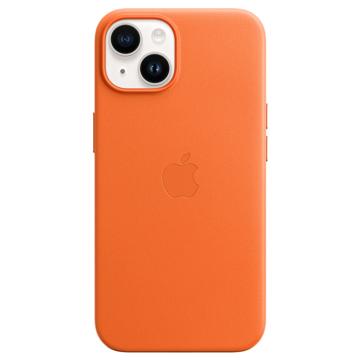 iPhone 14 Apple Leather Case with MagSafe MPP83ZM/A - Orange