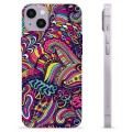 iPhone 14 Plus TPU Case - Abstract Flowers