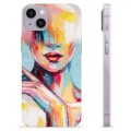 iPhone 14 Plus TPU Case - Abstract Portrait
