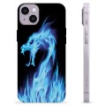 iPhone 14 Plus TPU Case - Blue Fire Dragon