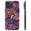iPhone 14 Pro Max TPU Case - Abstract Flowers