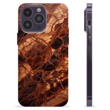 iPhone 14 Pro Max TPU Case - Amber Marble