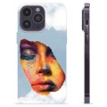 iPhone 14 Pro Max TPU Case - Face Paint
