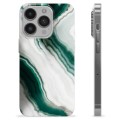 iPhone 14 Pro TPU Case - Emerald Marble